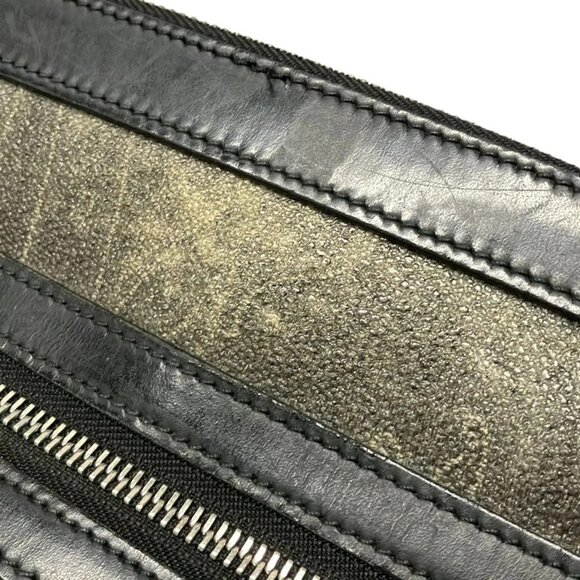 Auth ETRO - Khaki PVC Leather Shoulder Bag - Picture 13 of 14